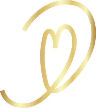 Aralıksız altın çizgiler kalp işareti, aşk, romantik