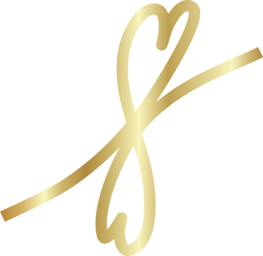 Aralıksız altın çizgiler kalp işareti, aşk, romantik