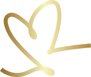 Aralıksız altın çizgiler kalp işareti, aşk, romantik