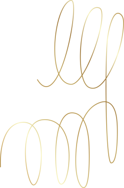 Spiral ve girdaplı altın çizgi ikonu. Tasarım dekorasyonu