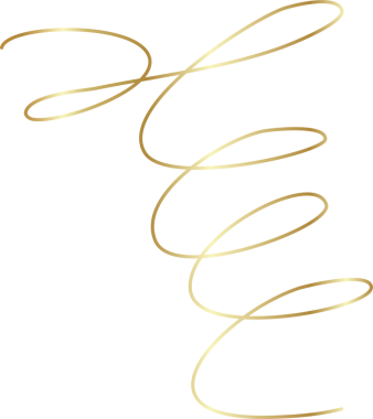 Spiral ve girdaplı altın çizgi ikonu. Tasarım dekorasyonu