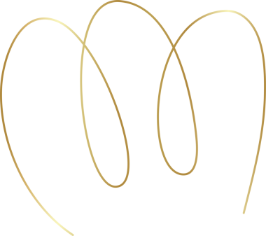 Spiral ve girdaplı altın çizgi ikonu. Tasarım dekorasyonu