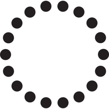 Noktalar daire şeklinde. Tasarım ögeleri