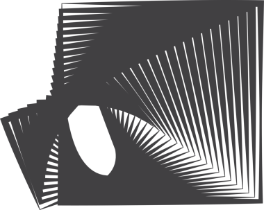 Kare, modern, modaya uygun, funky retro girdap ve dalga şekli