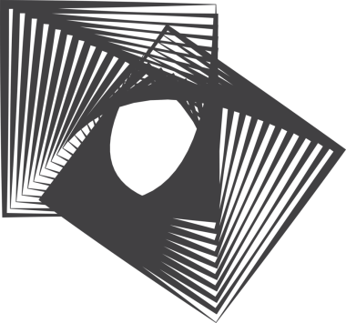 Kare, modern, modaya uygun, funky retro girdap ve dalga şekli