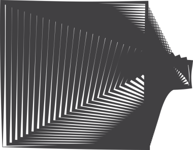 Kare, modern, modaya uygun, funky retro girdap ve dalga şekli