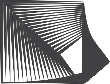 Kare, modern, modaya uygun, funky retro girdap ve dalga şekli