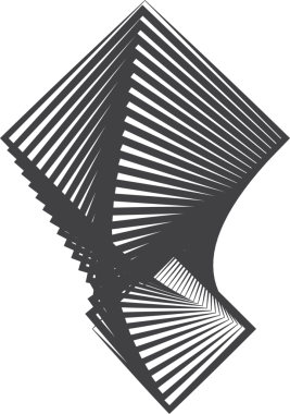 Kare, modern, modaya uygun, funky retro girdap ve dalga şekli