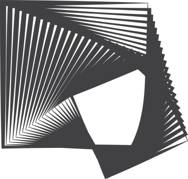 Kare, modern, modaya uygun, funky retro girdap ve dalga şekli