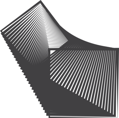 Kare, modern, modaya uygun, funky retro girdap ve dalga şekli