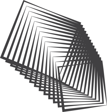 Kare, modern, modaya uygun, funky retro girdap ve dalga şekli