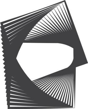 Kare, modern, modaya uygun, funky retro girdap ve dalga şekli