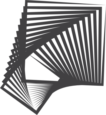 Kare, modern, modaya uygun, funky retro girdap ve dalga şekli