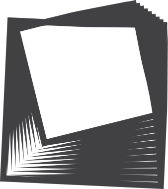 Kare, modern, modaya uygun, funky retro girdap ve dalga şekli