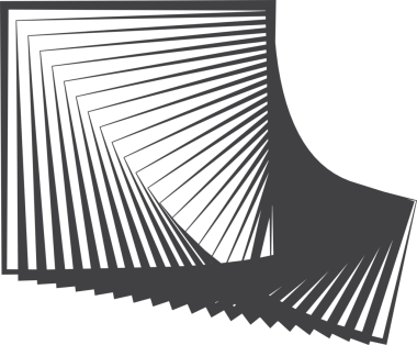 Kare, modern, modaya uygun, funky retro girdap ve dalga şekli