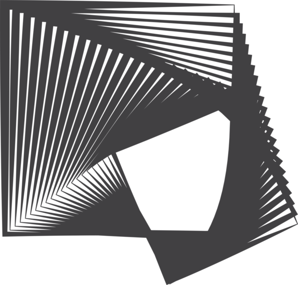 Kare, modern, modaya uygun, funky retro girdap ve dalga şekli