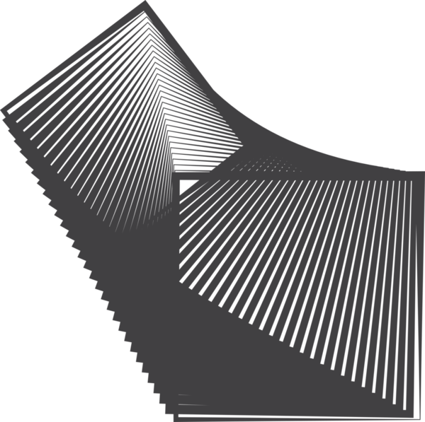 Kare, modern, modaya uygun, funky retro girdap ve dalga şekli