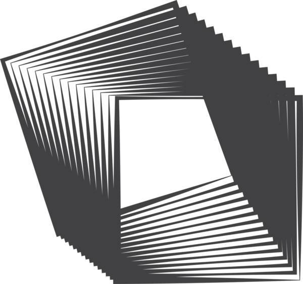 Kare, modern, modaya uygun, funky retro girdap ve dalga şekli