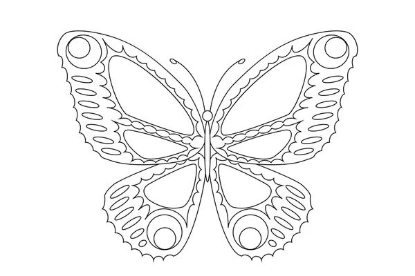 Kolayca düzenlenebilir vektör arka kelebek