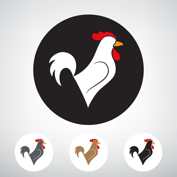 Stilize bir horoz silüeti.