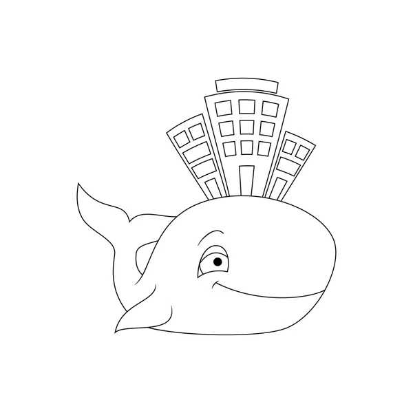 Balina stilize evinde.