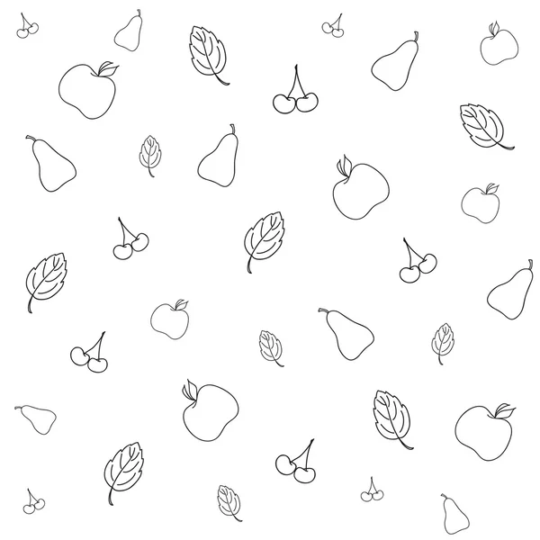 Çeşitli meyve ile kesintisiz resim