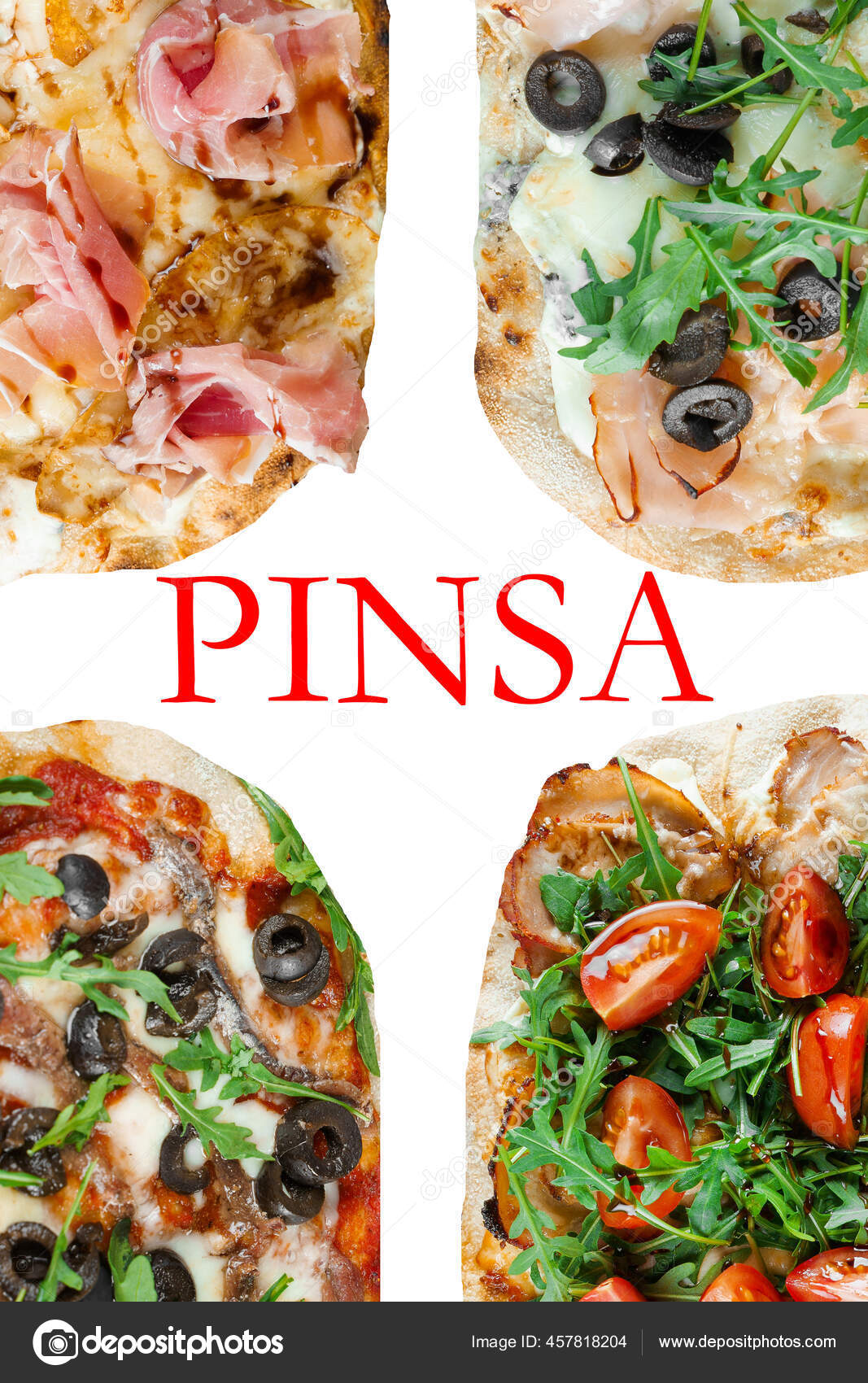 Dish Pinsa by Italian Gourmet Traditional ©rabizo94@gmail.com 457818204 Photo White Stock Romana Background Scrocchiarella Cuisine