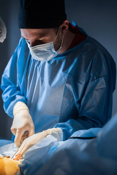 Érsebész Eltávolítása Vénák Láb — Stock Fotó