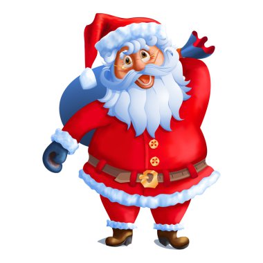 Noel Baba çuval ile