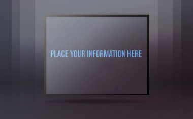 Sunum için büyük ekran.