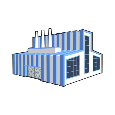 Perspektif projeksiyonu fabrikada.