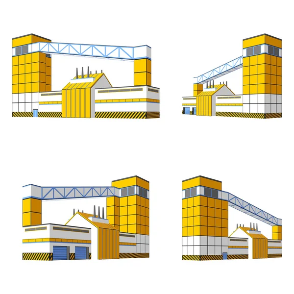 Ícone de fábrica —  Vetores de Stock