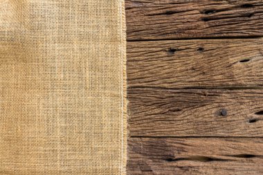 Doğal desenli eski ahşap bir doku.