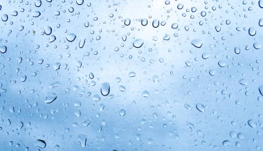 Camdaki su damlaları