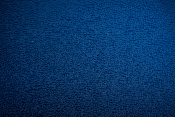 Cuir Bleu Texture Gros Plan — Photo