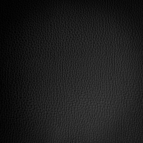 Textura Cuero Negro Fondo — Foto de Stock