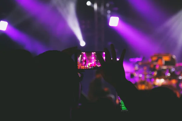 Menschenmenge Vor Einem Konzert — Stockfoto