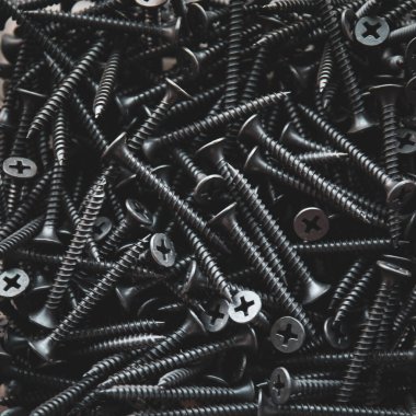 screws and bolts closeup, background  