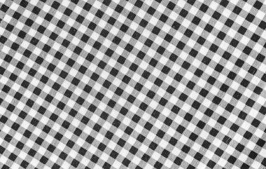 Beyaz ve siyah kumaşın kusursuz deseni