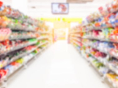 Özgeçmiş için lüks alışveriş merkezinde soyut bulanıklık