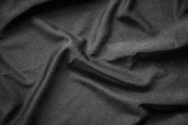 siyah ipek kumaş dokusu