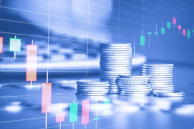 finansal konsept. Para ve sikkeler