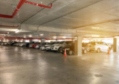 Otopark, arka plan bulanıklığı