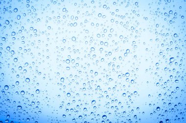 Camlara su damlaları, yağmur damlaları