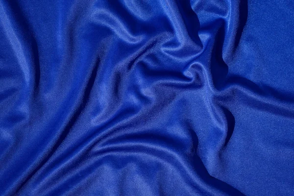 青い布の質感と背景 — ストック写真