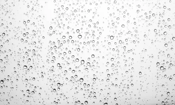 Gotas Agua Sobre Vidrio Gotas Lluvia — Foto de Stock