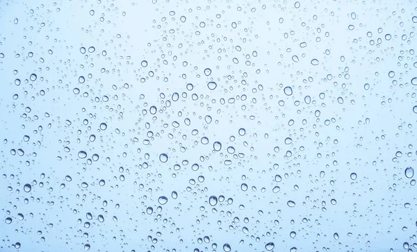 Gocce Acqua Vetro Gocce Pioggia — Foto Stock