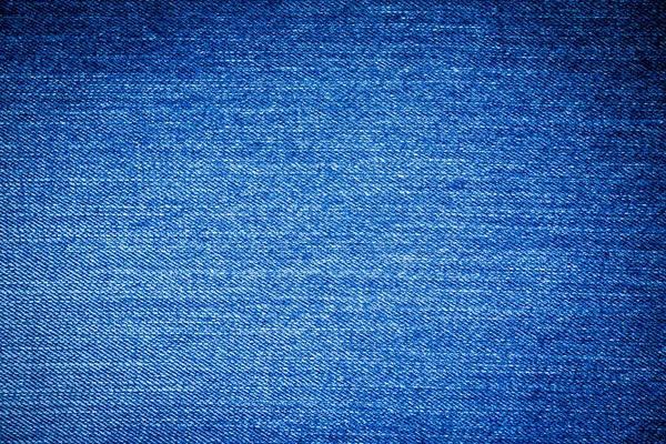 Blue Jeans Texture Closeup View — Stock Photo, Image