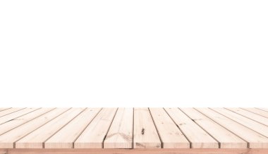 boş ahşap masa üstü manzarası. ürün gösterimi için.