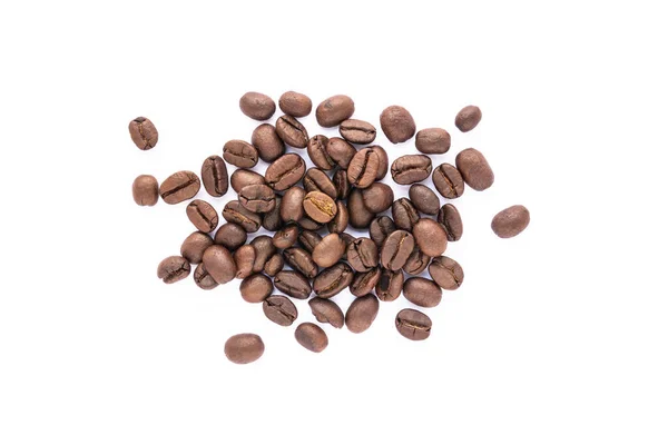 Coffee Beans Isolated White Background — Stock Photo, Image